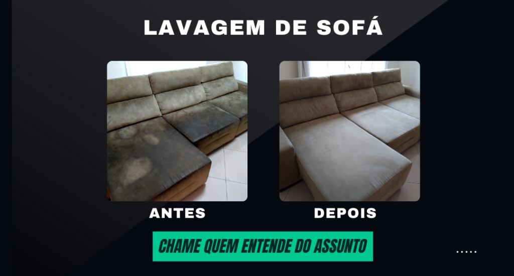 lavagem de sofá